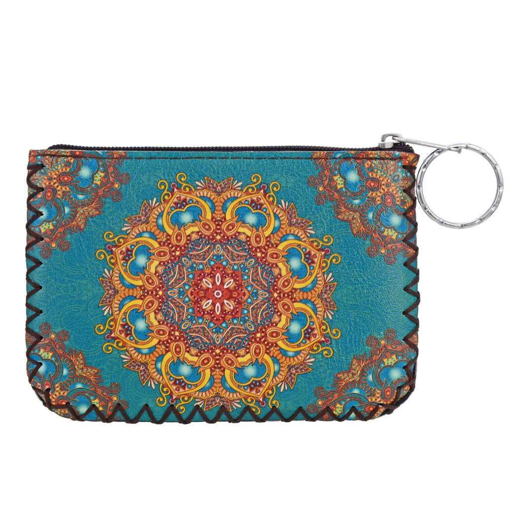 Medalion Print Hand Stitch Coin Purse HB0665 - NO.80