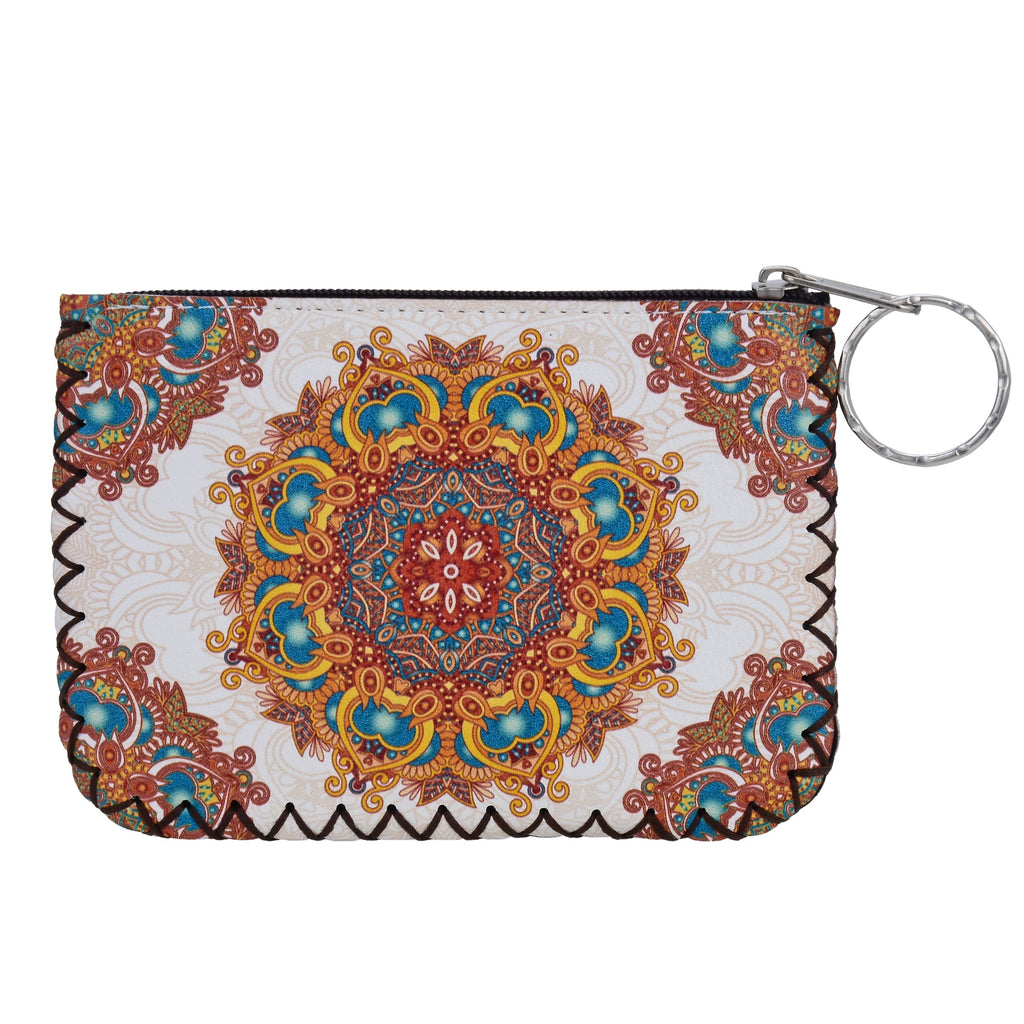 Medalion Print Hand Stitch Coin Purse HB0665 - NO.80