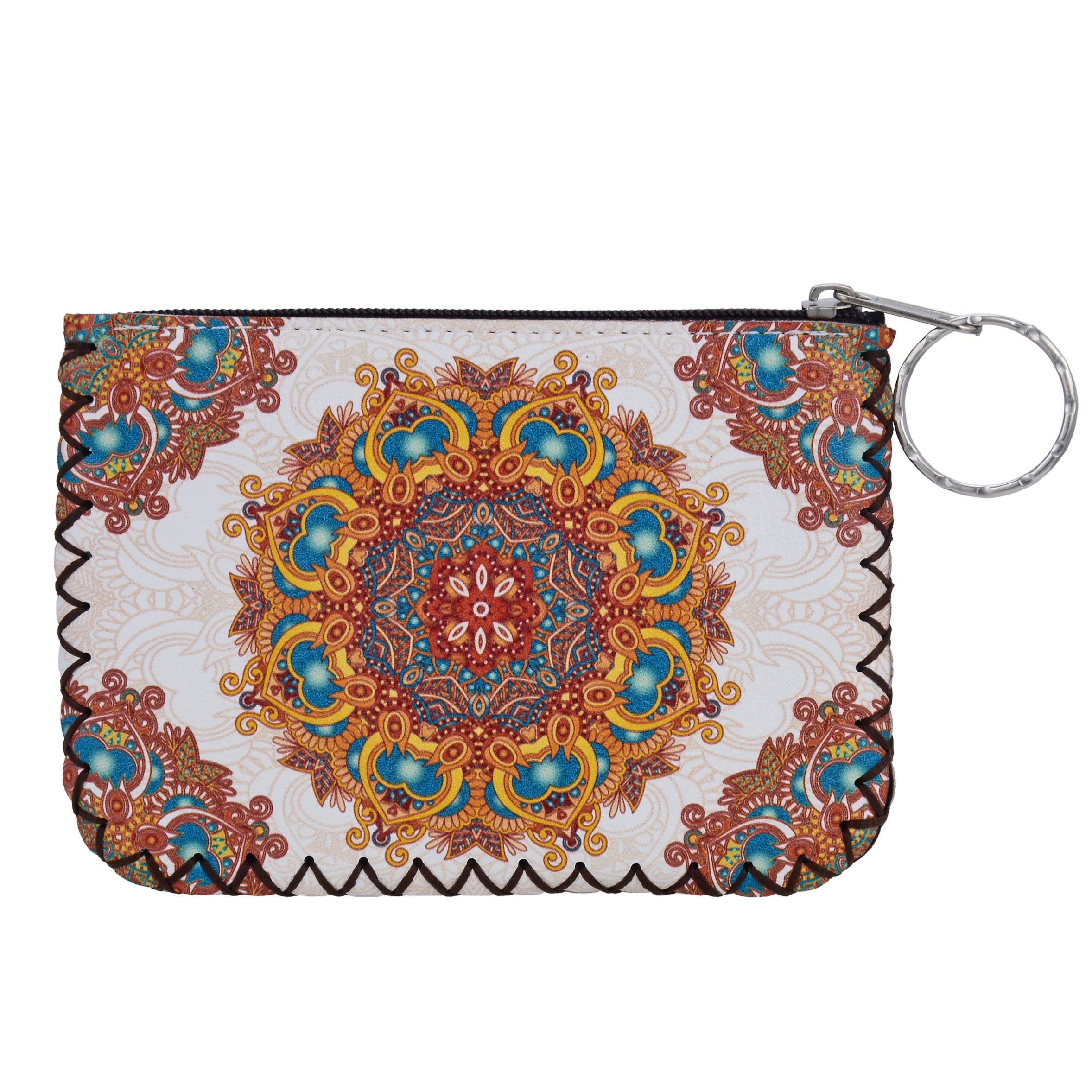 Medalion Print Hand Stitch Coin Purse HB0665 - NO.80