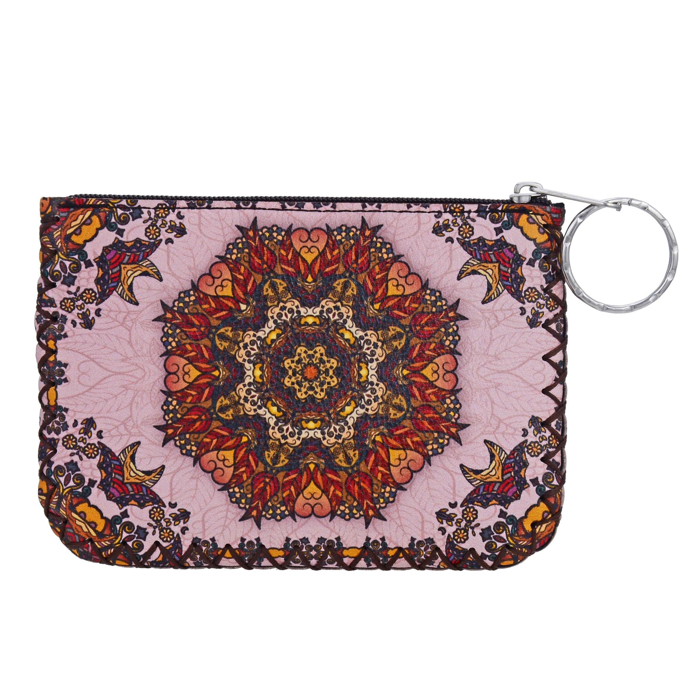 Medalion Print Hand Stitch Coin Purse HB0665 - NO.82