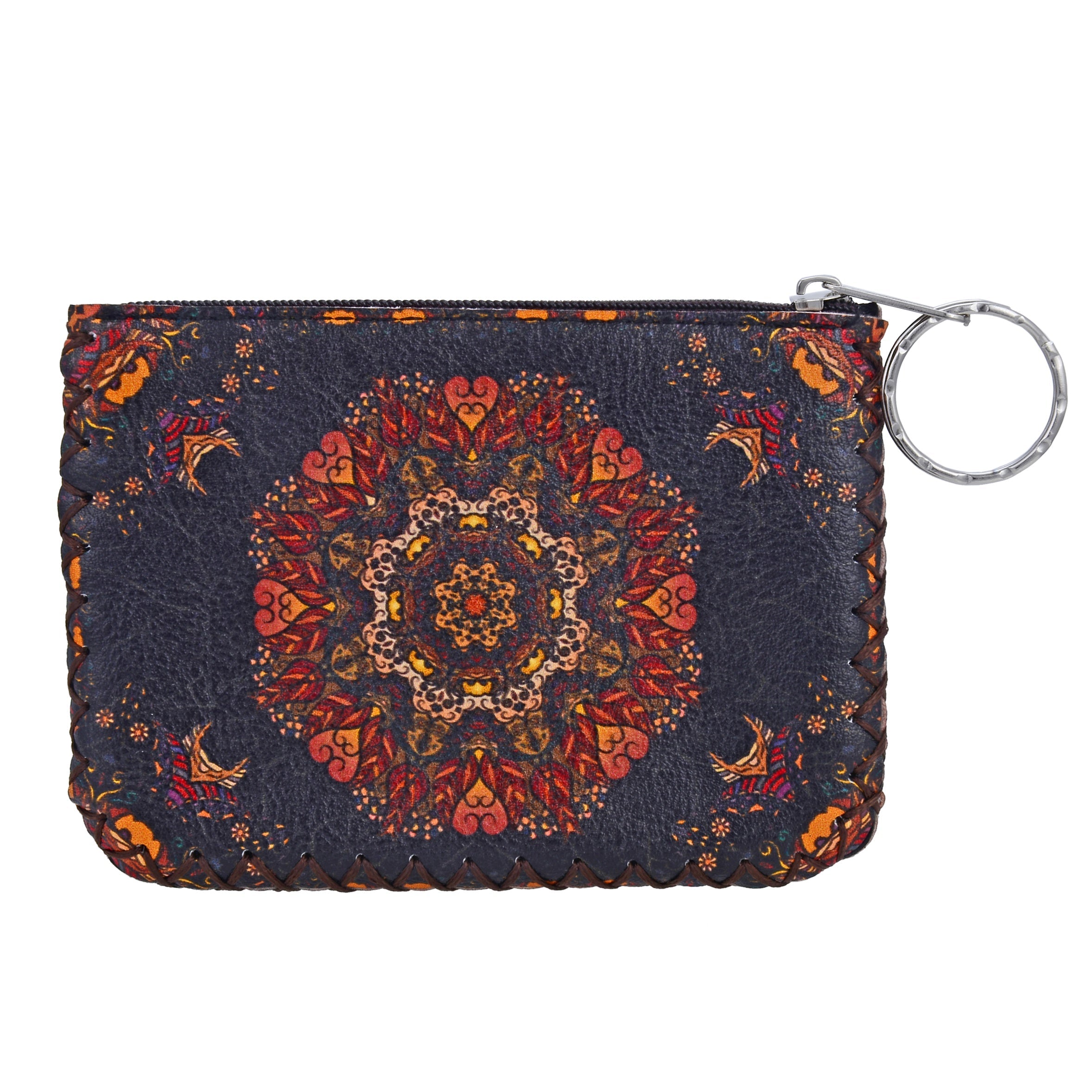 Medalion Print Hand Stitch Coin Purse HB0665 - NO.82