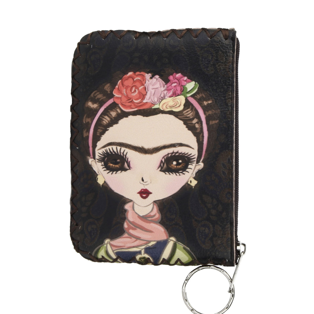 Frida Print Hand Stitch Coin Purse HB0665 - NO.85