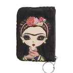 Frida Print Hand Stitch Coin Purse HB0665 - NO.85