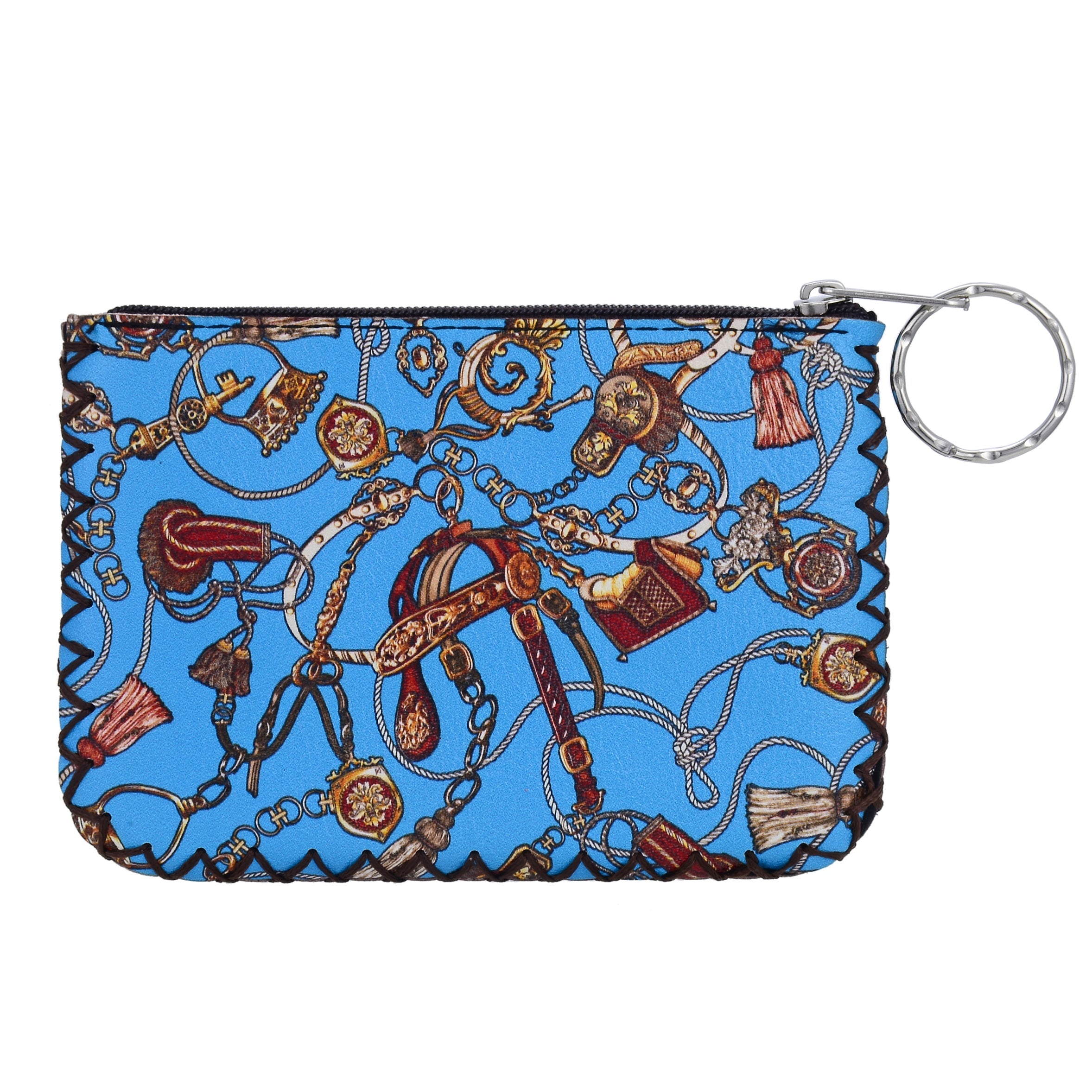 Ornament Print Hand Stitch Coin Purse HB0665 - NO.89