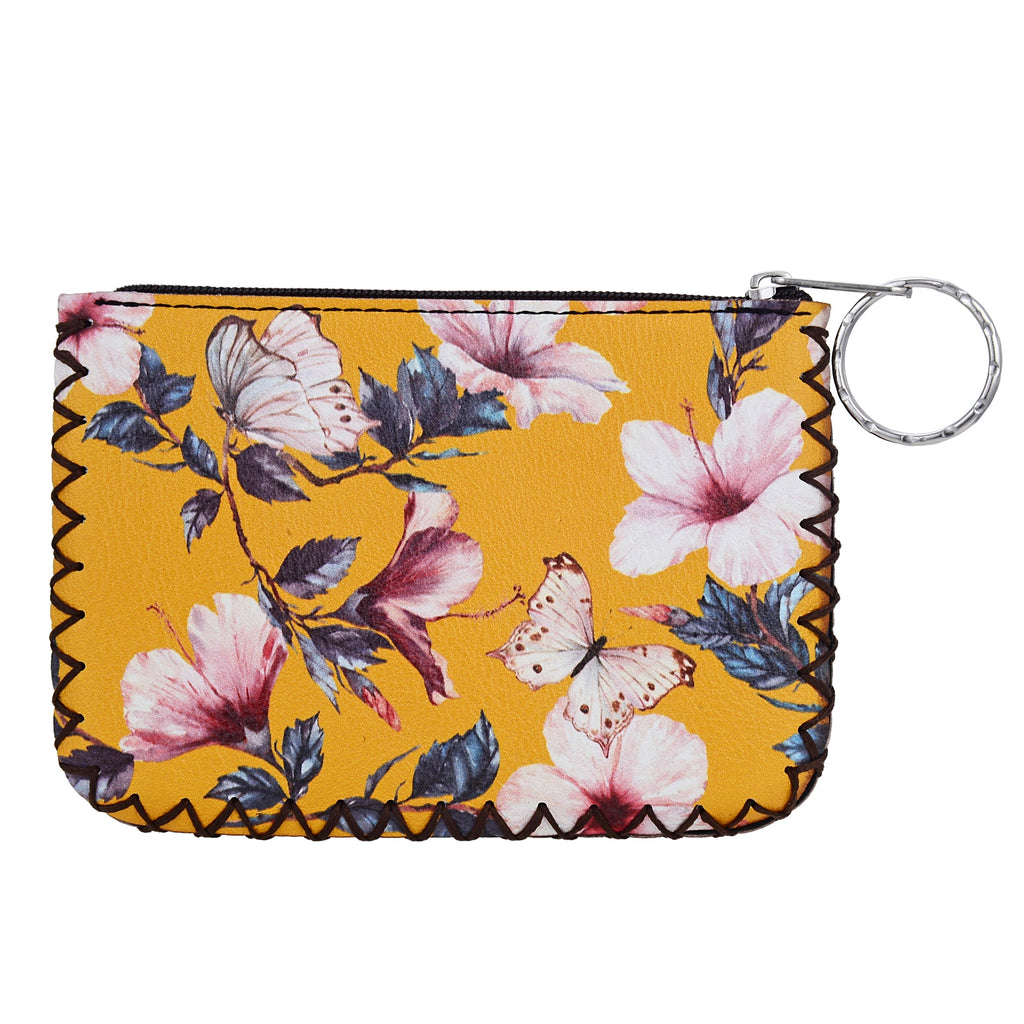 Flower Print Hand Stitch Coin Purse HB0665 - NO.90