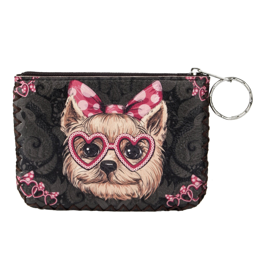Shiz Tze Dog Print Hand Stitch Coin Purse HB0665 - NO.95