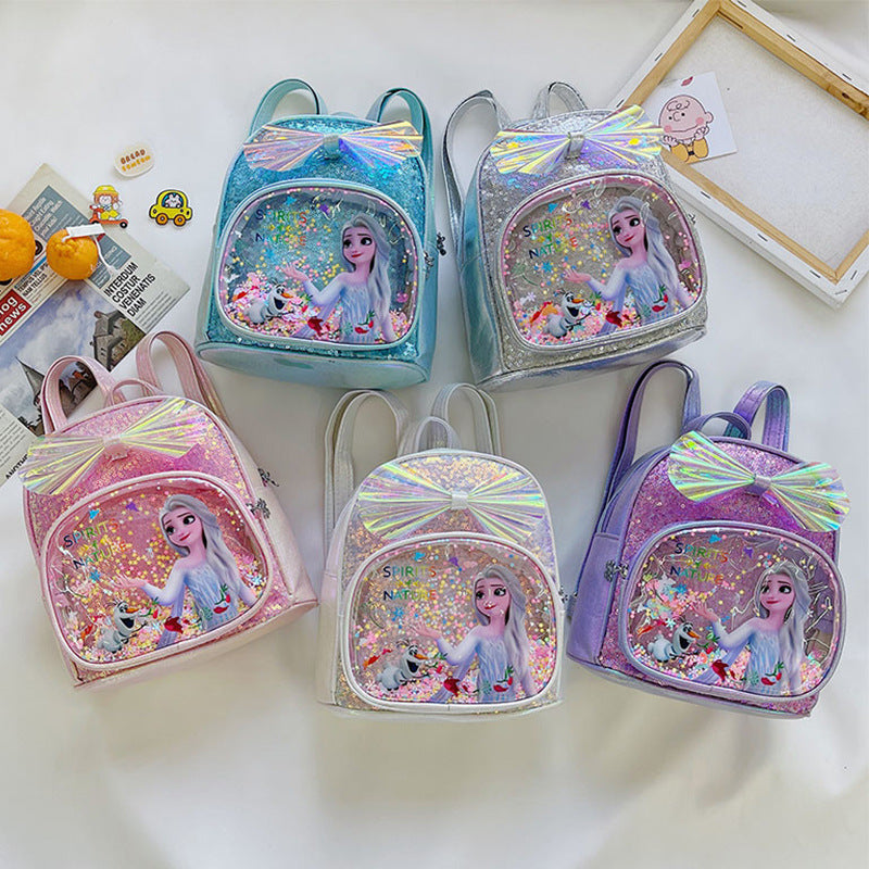 LISA Pu Leather Children Backpack HB2144