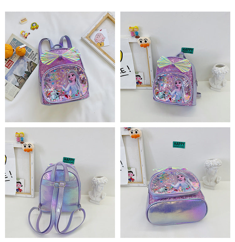LISA Pu Leather Children Backpack HB2144