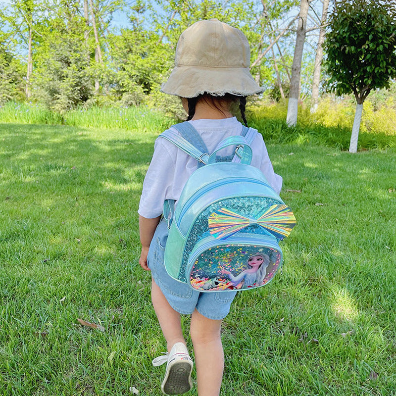 LISA Pu Leather Children Backpack HB2144