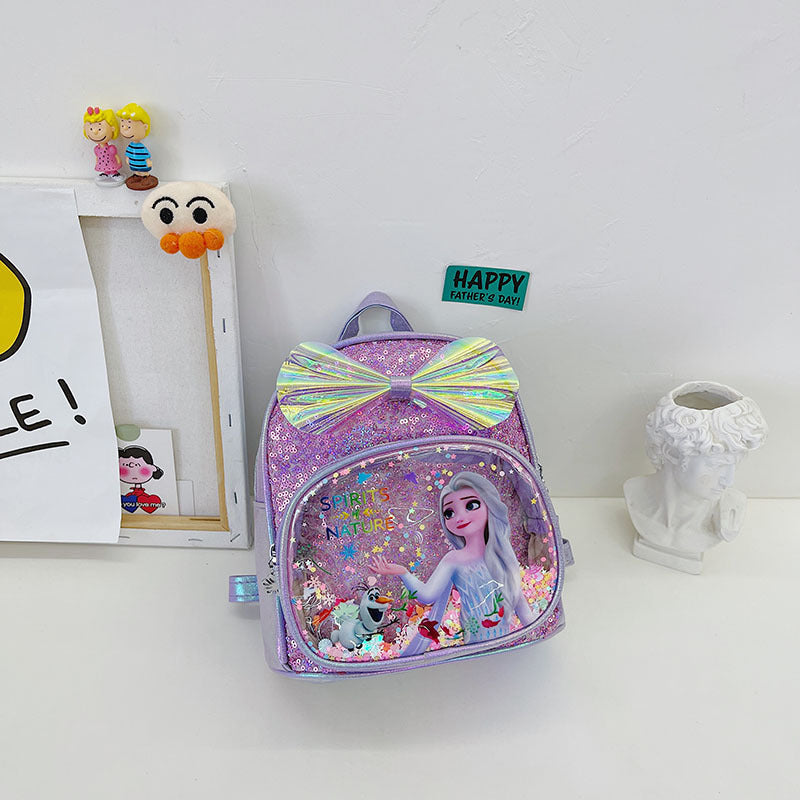 LISA Pu Leather Children Backpack HB2144