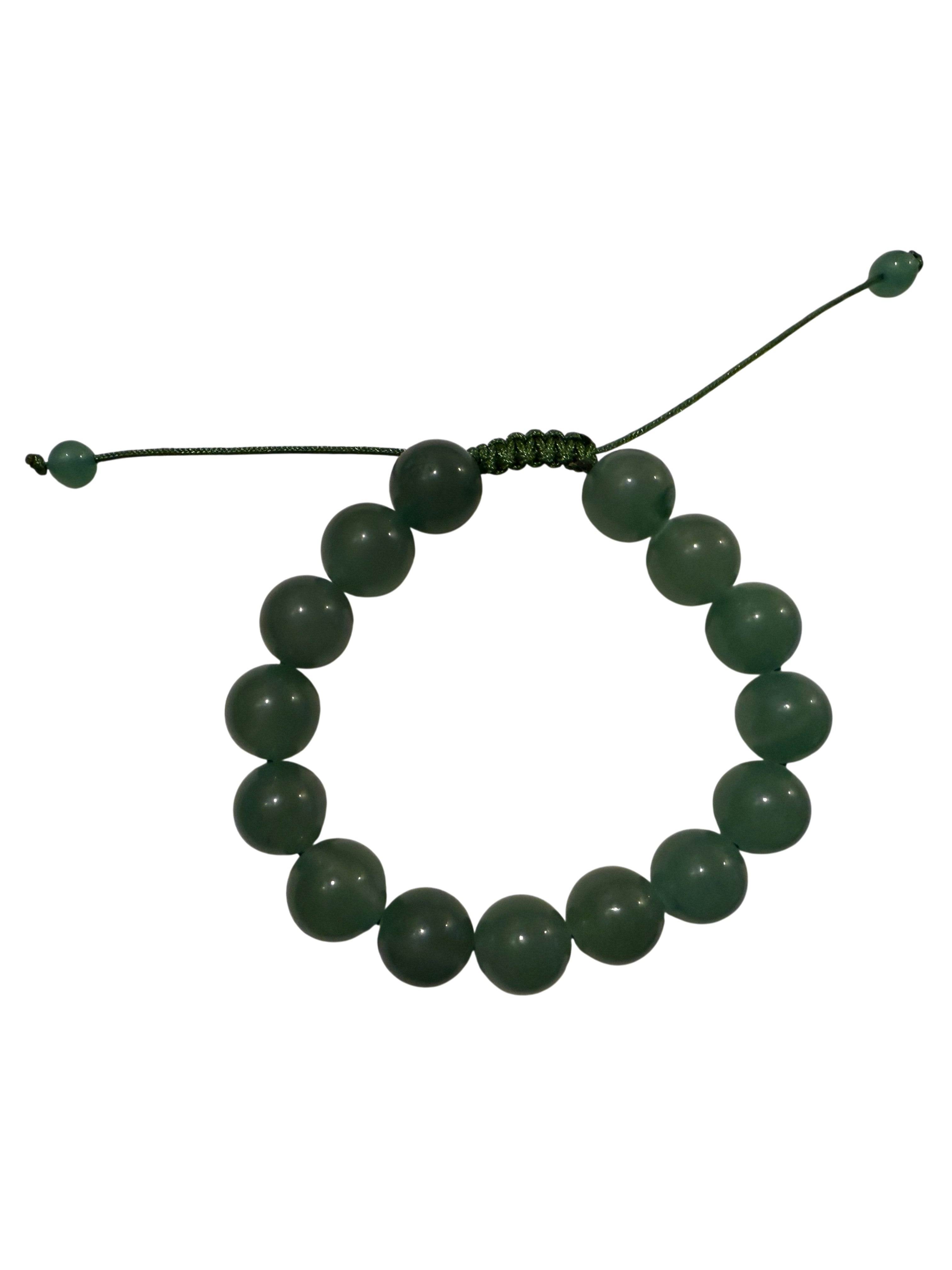 Green Aventurine Braided Bracelet B4262 -12MM