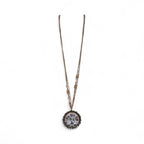 Crystal Bead Pendant Necklace N2372