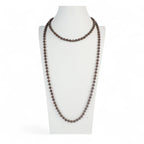 Carnelian Bead Long Necklace N2740
