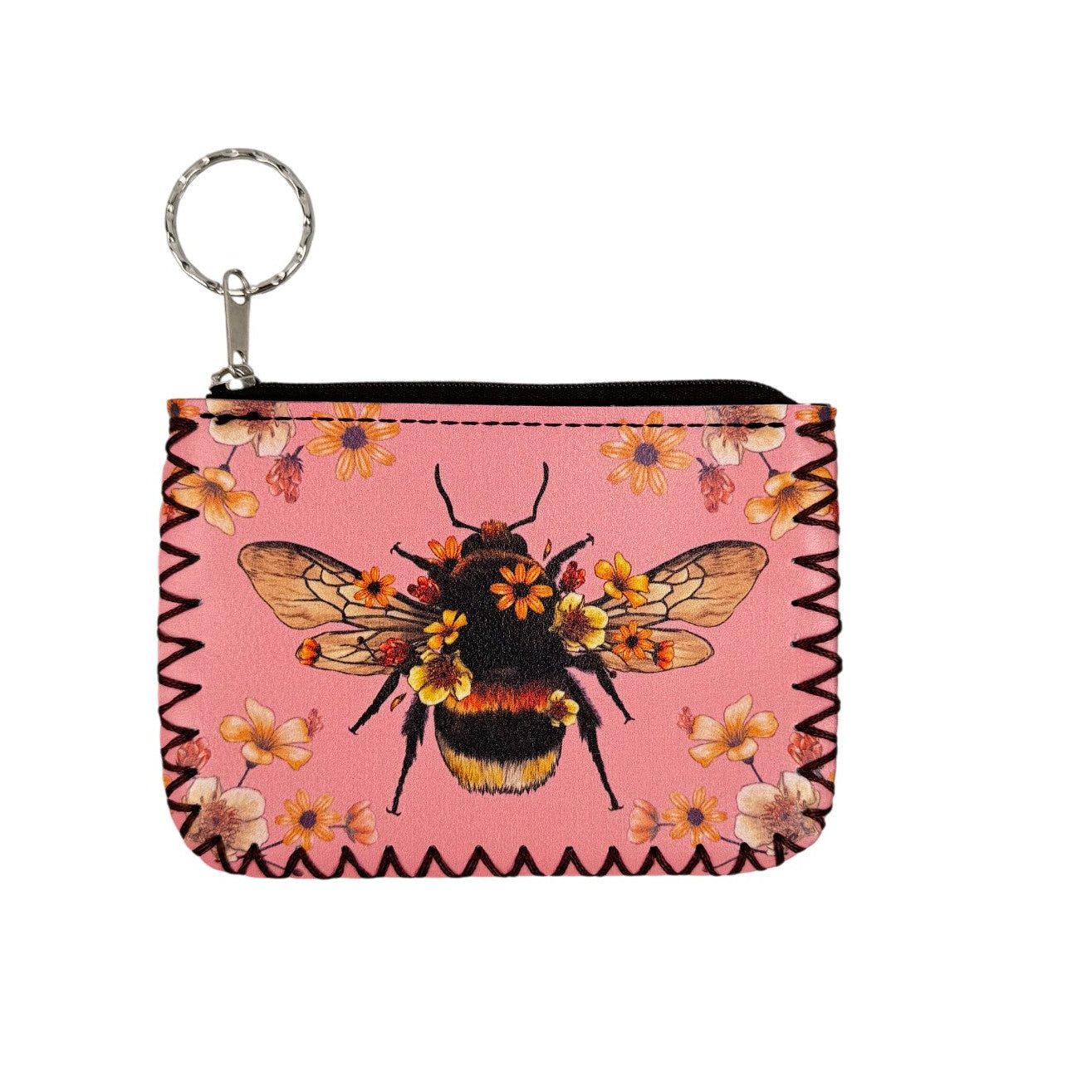 Bee Print Hand Stitch Coin Purse HB0665 - NO.125