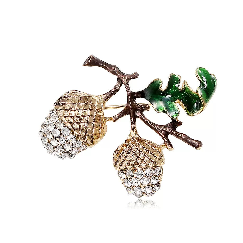 Squirrel Alloy Rhinestone Brooch PA6285