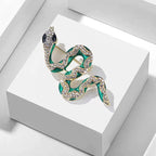 Snake Rhinestone Brooch PA4380