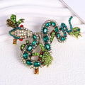 Snake Rhinestone Brooch PA6441