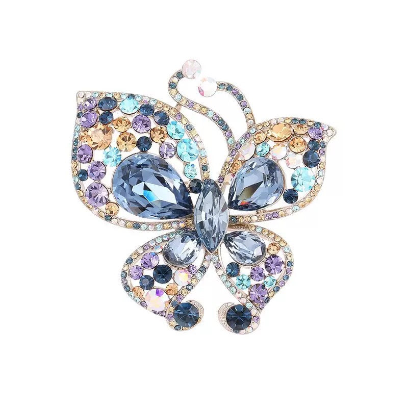 Butterfly Rhinestone Brooch PA6423