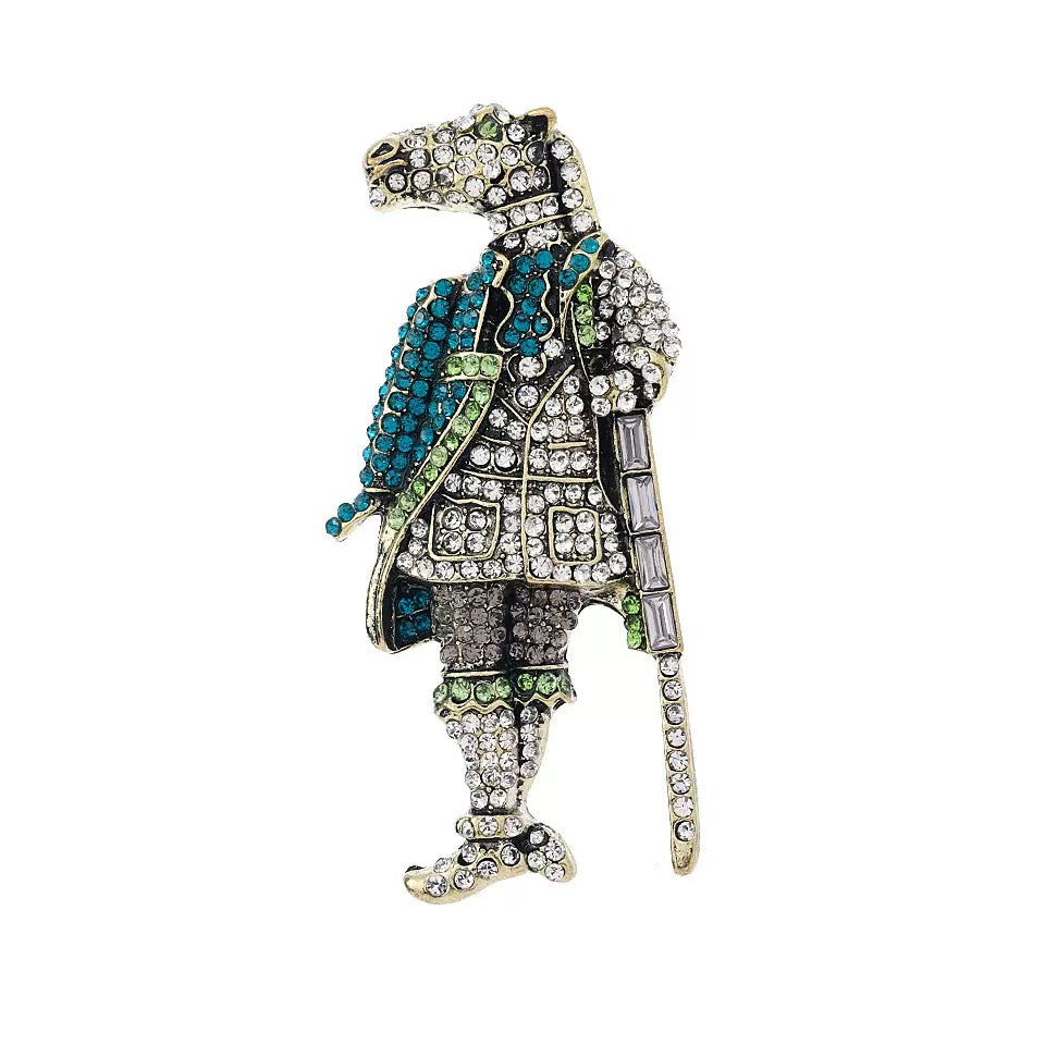 House Alloy Brooch PA6376
