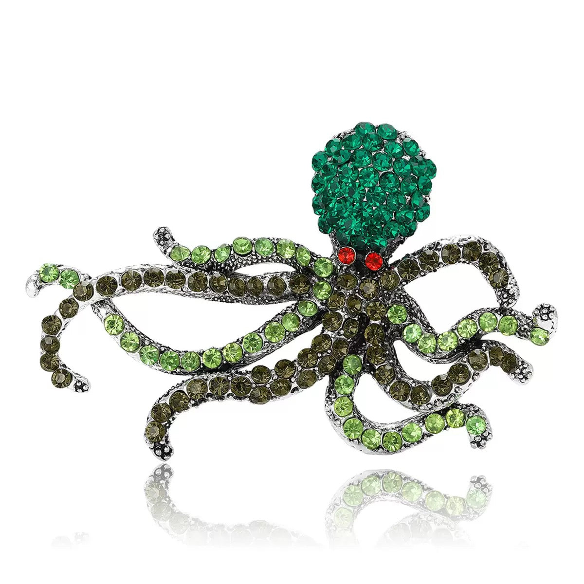 Octopus Alloy Brooch PA6398