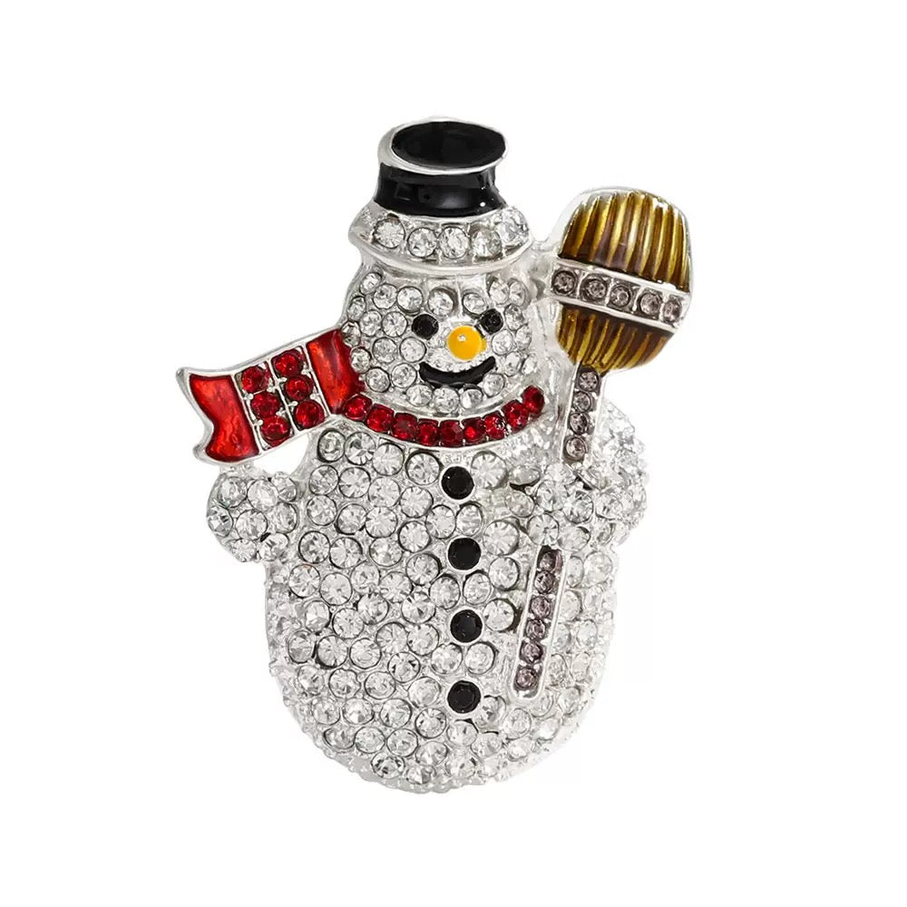 Snowman Alloy Brooch PA6410