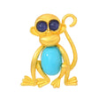 Monkey Alloy Brooch PA6386