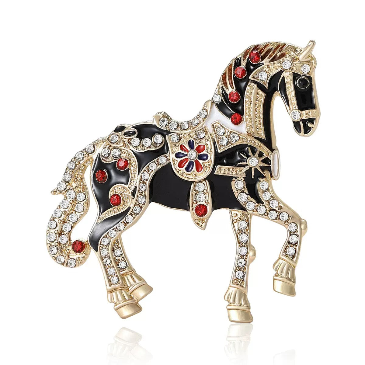 House Alloy Brooch PA6404