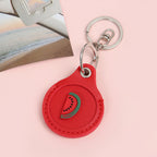 Watermelon Vegan Leather AirTag Cover Keychain K1313 - view 2