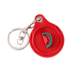 Watermelon Vegan Leather AirTag Cover Keychain K1313