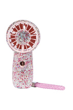 Rechargeable Ceramic Rhinestone Mini Keychain Fan K1322 - view 4