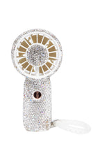Rechargeable Ceramic Rhinestone Mini Keychain Fan K1322 - view 5