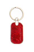 Ceramic Rhinestone Rectangle Keychain K1342 - view 4