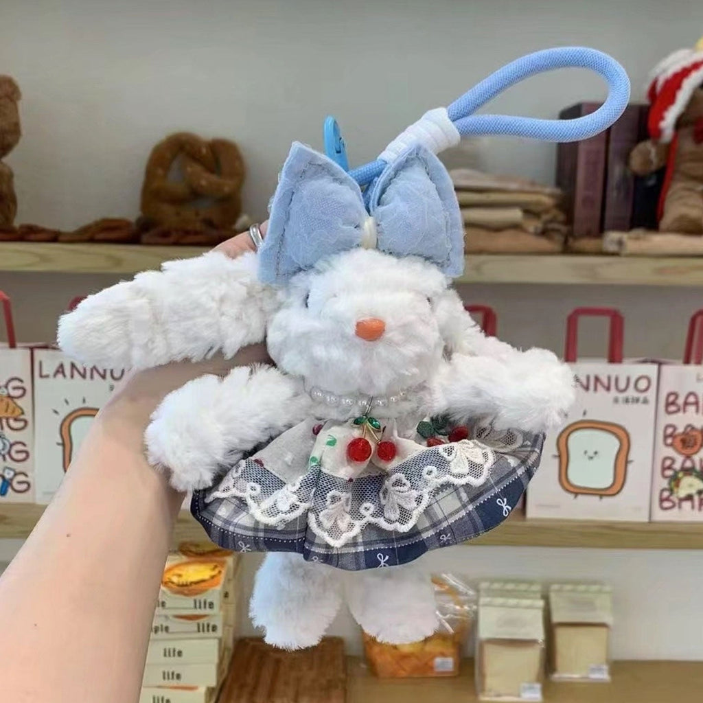 Cherry Lace Dress Bunny Keychain K1357 - view 2
