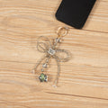 Bow Crystal Keychain Wristlet K1361