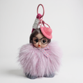 Doll With Glasses Keychain K1371 - view 4