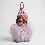 Doll With Glasses Keychain K1371 - view 4