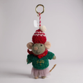 Mouse Felt keychain K1382