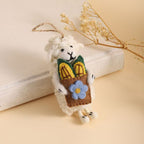 Sheep Felt Keychain K1386