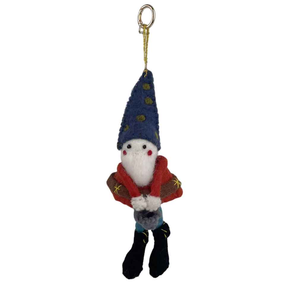 Christmas Elf Felt Keychain K1401
