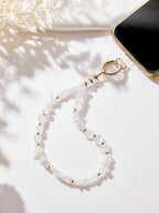 Natural Stone Phone CharmKeychain Wristlet K1403