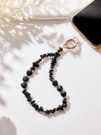 Natural Stone Phone CharmKeychain Wristlet K1403