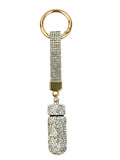 Ceramic Rhinestone Medicine Bottle Keychain K1404 - view 3