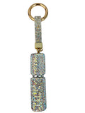 Ceramic Rhinestone Perfume Bottle Keychain K1405 - view 2