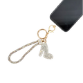 High Heel Rhinestone Alloy Keychain Wristlet K1428