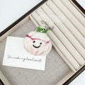Garlic Clove Felt Keychain K1451