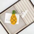 Pineapple Felt Keychain K1456