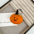 Pumpkin Felt Keychain K1459