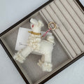 Dog Felt Keychain K1481