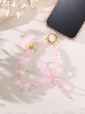 Rose Crystal Keychain Wristlet K1503