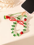 Fruit Crystal Keychain Wristlet K1504